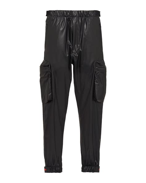 prada track pants nylon|prada cargo pants men.